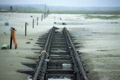 Rails on the beach orthsea