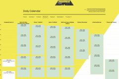 scedule of all the screenings