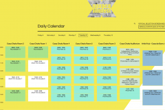 secdule of all conferences and workshops